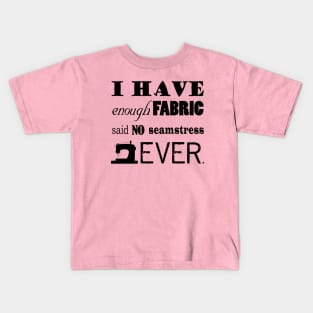 Sewing • Not Enough Fabric Crafts Kids T-Shirt